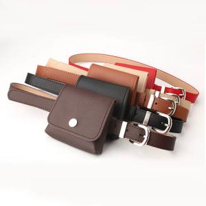 Mini PU Leather Waterproof Belt Fanny Pack Waist Bag For Women