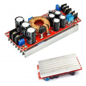 China 1200W 20A  With Heat Sink 12V To 24V 48V DC Converter Boost Step-Up Power Supply Module supplier