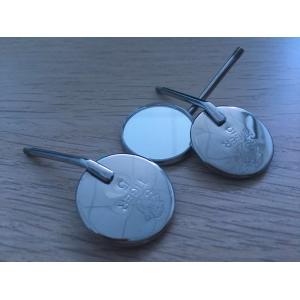 China 22mm Diameter Stainless Steel Dental Mirror , Dental Inspection Mirror Front Surface supplier