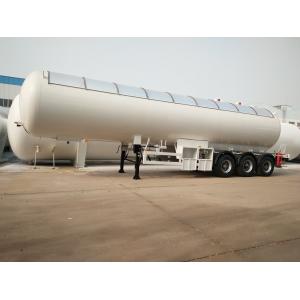 LPG Tanker Tri Axle Semi Trailer 49.6CBM 20MT For Liquid Petroleum Gas Transportation