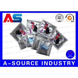 Oral Jelly Pharmaceutical Aluminum Foil Bags Custom Logo Printing / 4 Sides Sealing