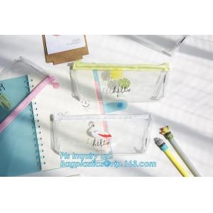 China Personalized Neoprene Pencil Case, Neoprene Pencil Bag, Zipper Transparant PVC Pencil Bag, Printed photo frame PVC zippe supplier