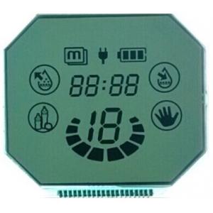 China TN Negative Custom LCD Display , Monochrome Power Meter Reflective Lcd Display supplier