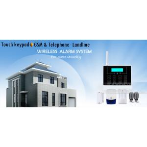 China GSM &PSTN Telephone Landline Touch Screen Wireless Home Alarm Systems supplier