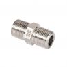 Stainless Steel Forged Pipe Fittings NPT/BSPT Male Thread Connectors Hex Nipple