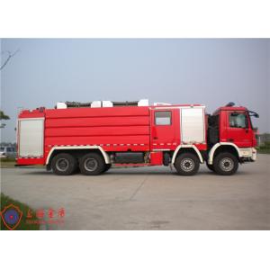 China 440KW 8×4 Drive Heavy Duty Fire Trucks with Separate Crew Room Six Seats supplier