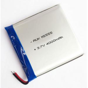 Stable Single Cell LiPo Battery 115555 3.7v 4000mah Lithium Polymer Battery