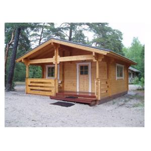 China Light Weight Outdoor Wooden House Waterproof For Beach With 650*580cm Size supplier