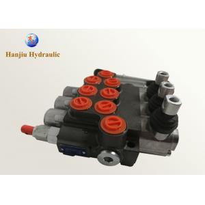3 Sections Manual Hydraulic Directional Control Valves SD53 , Hydraulic Hand Lever Valve