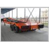 China Low Bed Heavy Equipment Trailer 2 Line 4 Axle 100 Tons Rated Capacity wholesale