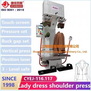 Double Shoulder Vertical Steam Ironing Equipment For Lady PU Blazer Jacket Dress