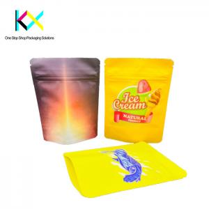 China Lightweight Matte Zipper Snack Food Packaging Bags ISO9001 Certified supplier