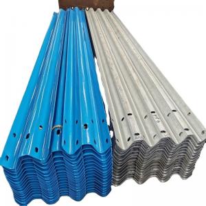 Q235 Q345 Galvanized W Beam Thrie Beam Traffic Barrier for Highway Construction