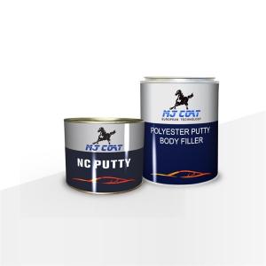 Light Weight Stable Car Body Filler Auto Putty 1kg Grey Color