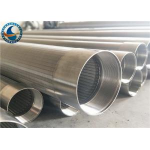 China Stainless Steel Johnson V Wire Screen With Male / Female Threaded Couplings supplier
