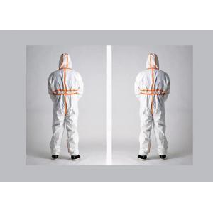 China Soft Non Toxic Yellow Disposable Coveralls/ Disposable Work Suits Texture supplier