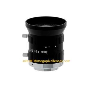 2/3" 8mm/12mm F2.4 5MP Manual IRIS C Mount Industrial FA Lens for 2/3", 1/1.8", 1/2", 1/2.9"