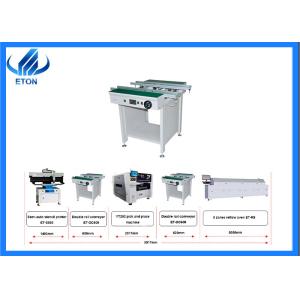 China ET-600 PCB conveyor machine connect for the Assembly machine with 5mm flat belt conveyor supplier