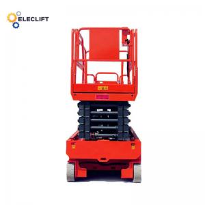 China Manual Steering Self Propelled Scissor Lift With Emergency Stop Button supplier