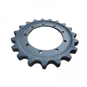 China PC60 Excavator Roller Chain Sprocket Undercarriage Components supplier
