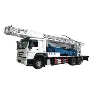 600M Special Vehicles SINOTRUK HOWO Truck Mounted Drilling Rig Generator 30kw