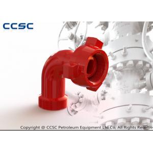 CCSC Flowline Pipe Fittings Long Sweep Elbow Weco Hammer Union Connected
