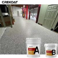 China Solvent Free Epoxy Flake Coating Anti Slip Textures And Unique Designs on sale