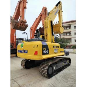 China 0.8 Cubic Meters Bucket Capacity Excavator Komatsu PC 200 20.5 Tons supplier