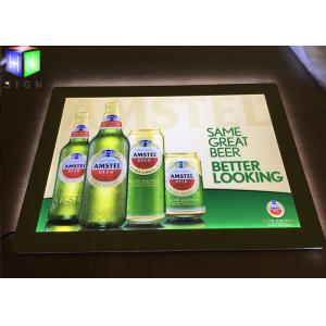 China Exposição do diodo emissor de luz Lightbox, caixa leve do diodo emissor de luz do cristal fixado na parede interno para o sinal da cerveja supplier