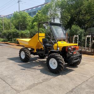 11L Palm Oil Tractor 4*4 Wheel Drive With 240-1340rpm PTO Speed With Standard Dumper