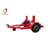 Red Underground Cable Installation Tools For Short Distance Transport Cable Drum