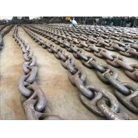 China Heavy Duty Industrial Black Finishing Drop Forge Short Link Chain Steel Galvanized Round Ship Anchor Chain on sale