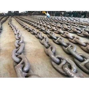 Heavy Duty Industrial Black Finishing Drop Forge Short Link Chain Steel Galvanized Round Ship Anchor Chain