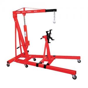 China Vehicle Repair Hydraulic Foldable 2Ton Engine Hoist And Stand supplier