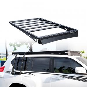 LC300 Car Luggage Rack Aluminium Alloy Black Powder Coated Roof Basket