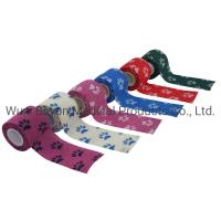 China 4 6 OEM Cohesive Bandage Patterned Co-Flex Self-Adhesive Elastic Cohesive on sale