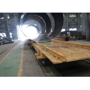 China 16 t Electric  Rail Guided Motorized Cart for steel element handling supplier