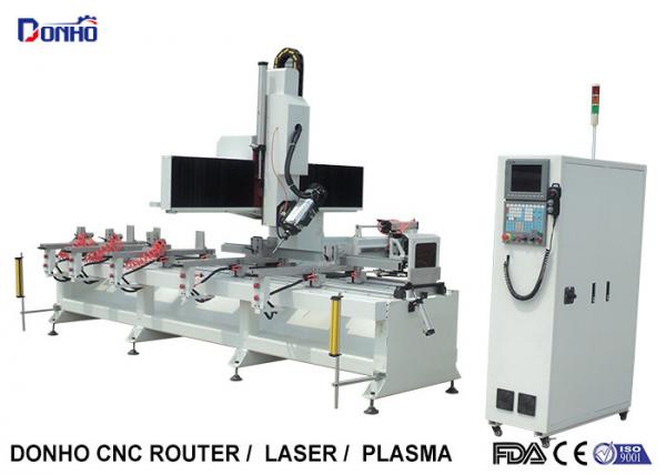 Single Arm 4 Axis CNC Router Machine For Caring Drilling Holes On Square