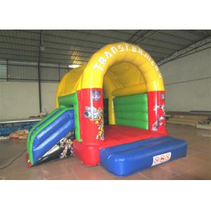 Commercial inflatable jumping house "Transformers" inflatable bouncer with slide 4-6 children inflatable combo