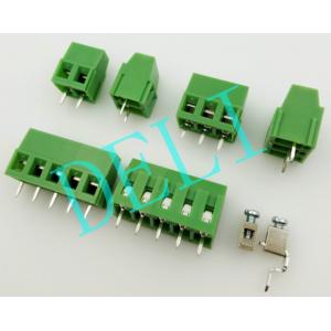 China 2.54mm Pitch Spring Pluggable Terminal Block DL128--XX-2.54mm 24-12AWG Wire Range supplier