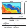 China 15.0 Inch 1920*1080 HDR Type-C USB Mini-HDMI Multi-interface Portable Monitor for iPad Laptop Meeting Sharing wholesale