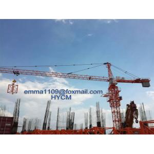 China TC6013 8t Topkit Tower Crane Top Slewing 1.6*3m Split Type Mast Section  In Kyrgyz supplier