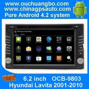 Ouchuangbo Pure Android 4.2 Car Audio DVD GPS Navigation for Hyundai Lavita 2001-2010 4*45 Watts amplifier OCB-9803