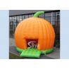 China Halloween Pumpkin Inflatable Bounce Houses For Kids Party Outdoor Use wholesale
