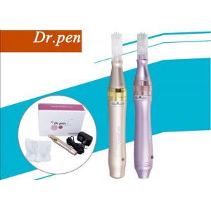 China M7 Rechargeable Purple Electric Micro Derma Pen Needles with Built-in Battery 5V supplier