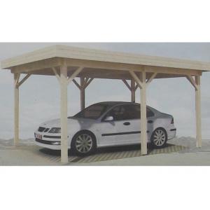 Prefabricated Natural Outdoor Wooden House Carport Gazebo In Pine Wood