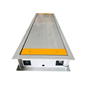 China Heavy Duty 4m Truck Axle Scale , 80T Portable Car Scales supplier