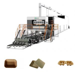 China Molded Fiber Fruit Apple Tray Machine Full Automatic Production Line supplier