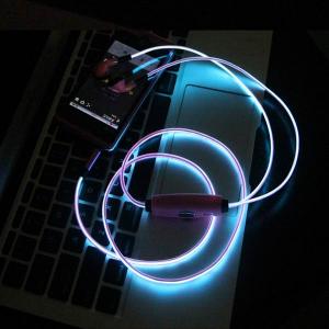 cool colorful el earphone/glow earphone/light up earphone