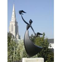 China OEM Metal Art Sculptures Brass Abstract Figure Sculpture Garden Park Square Decoration on sale